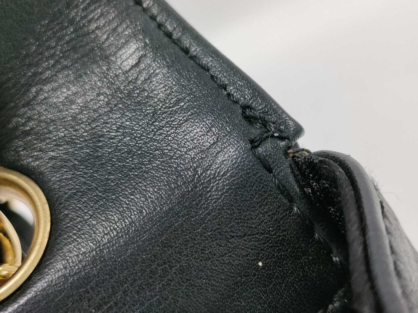 CHANEL Shoulder Bag Wild Stitch Black Bag