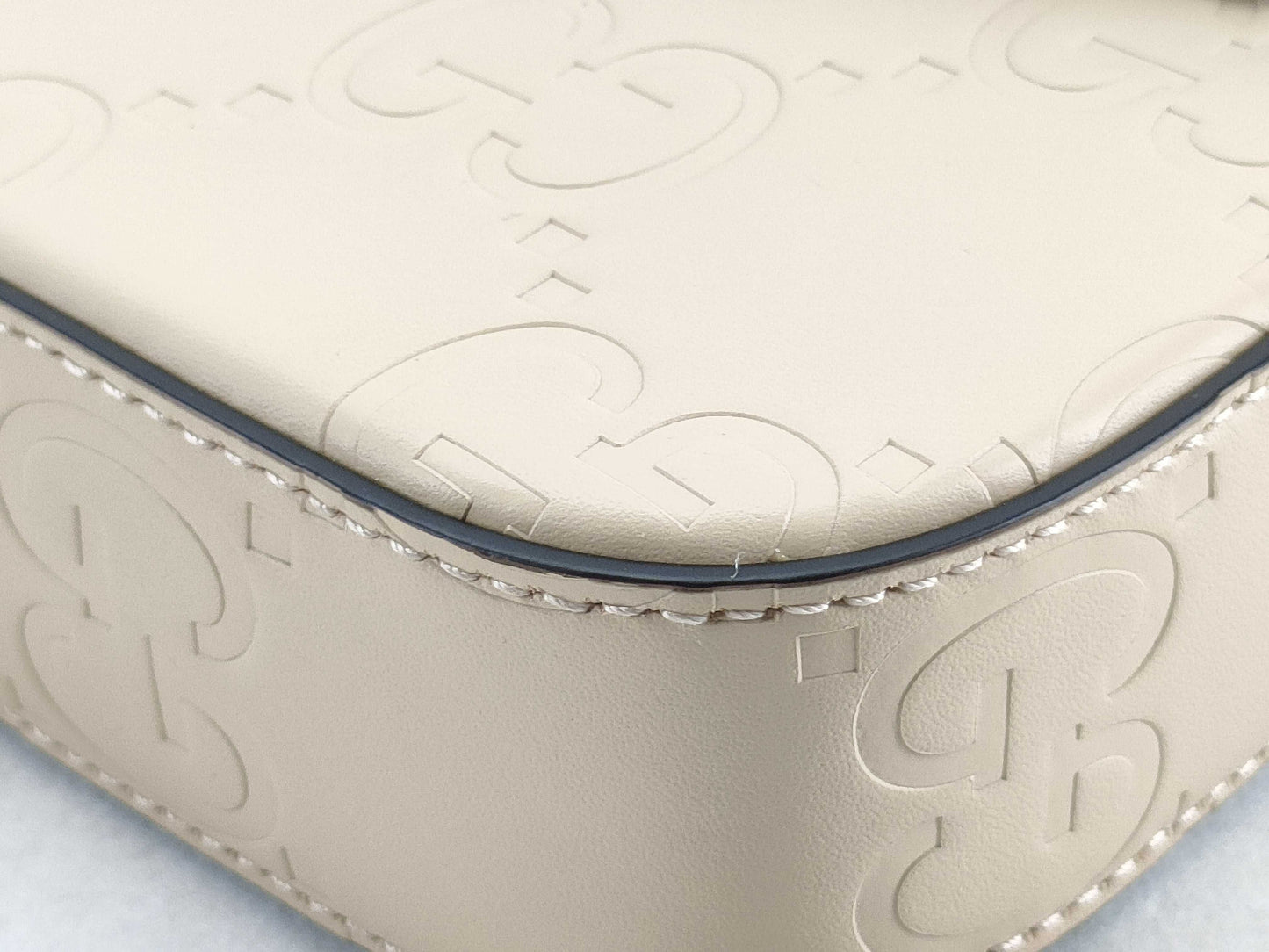 GUCCI Unused GG Leather Shoulder Bag