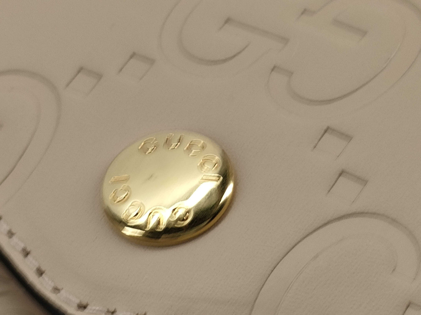 GUCCI Unused GG Leather Shoulder Bag