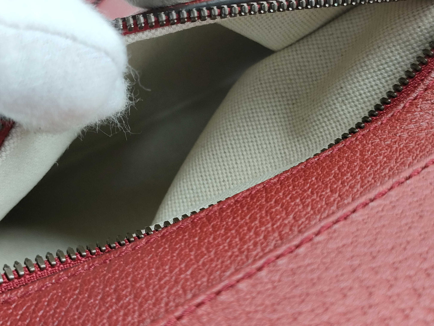 GUCCI Baiadera Stripe Backpack Canvas and Leather Backpack