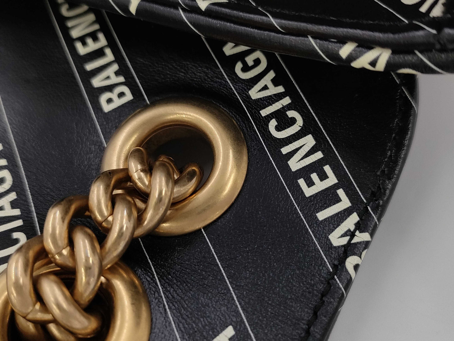 GUCCI x Balenciaga GG Marmont Chain Shoulder Bag