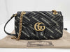 GUCCI x Balenciaga GG Marmont Chain Shoulder Bag
