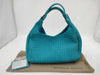BOTTEGA VENETA Intrecciato Leather Handbag Blue