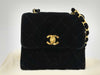 CHANEL Velvet Chain Shoulder Bag