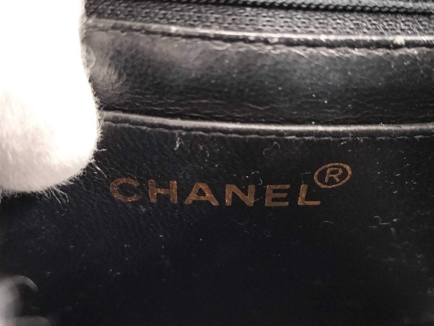 CHANEL Velvet Chain Shoulder Bag