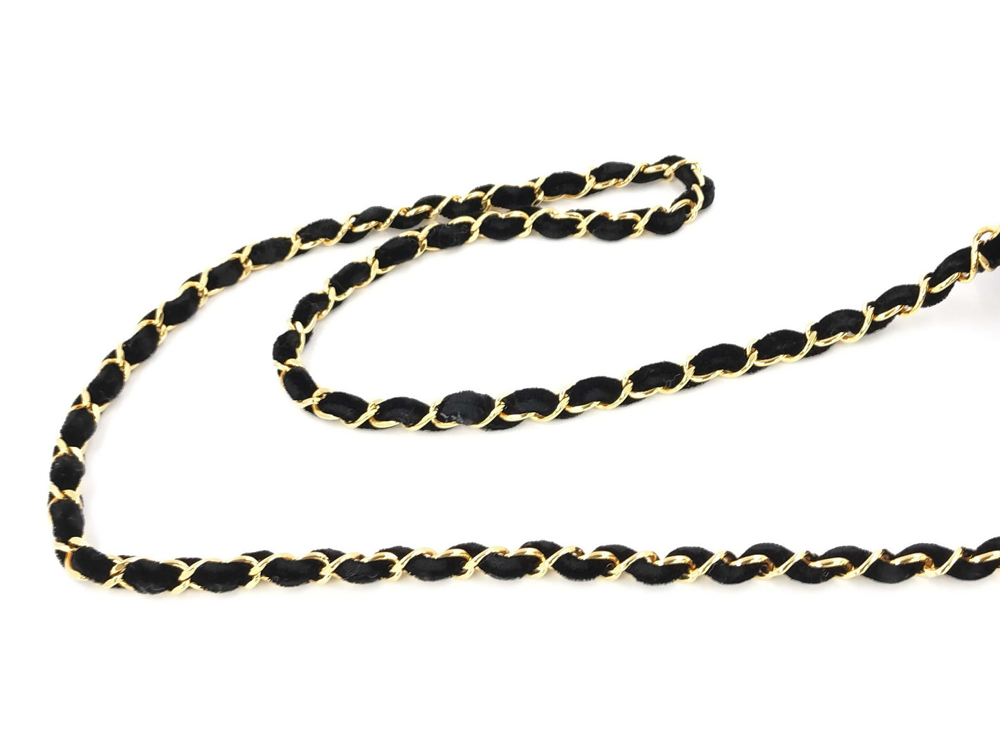 CHANEL Velvet Chain Shoulder Bag