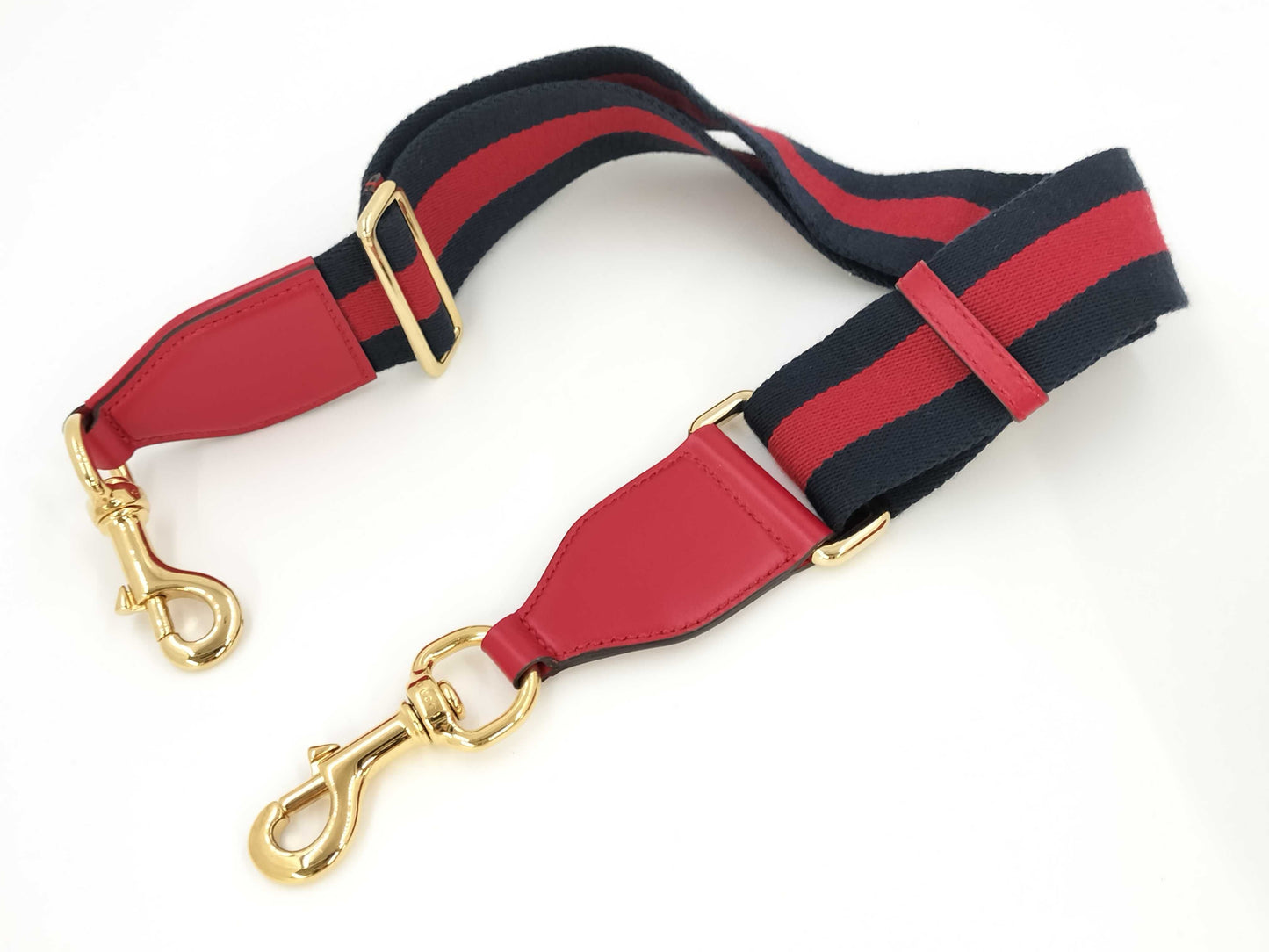 GUCCI 453180 Leather Guccissima Shoulder Bag Red Shoulder Bag