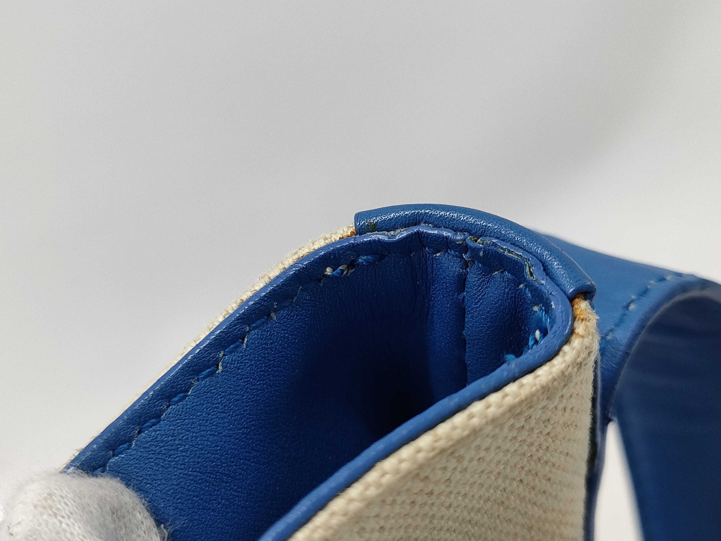 BALENCIAGA Canvas and Leather Drawstring Shoulder Bag