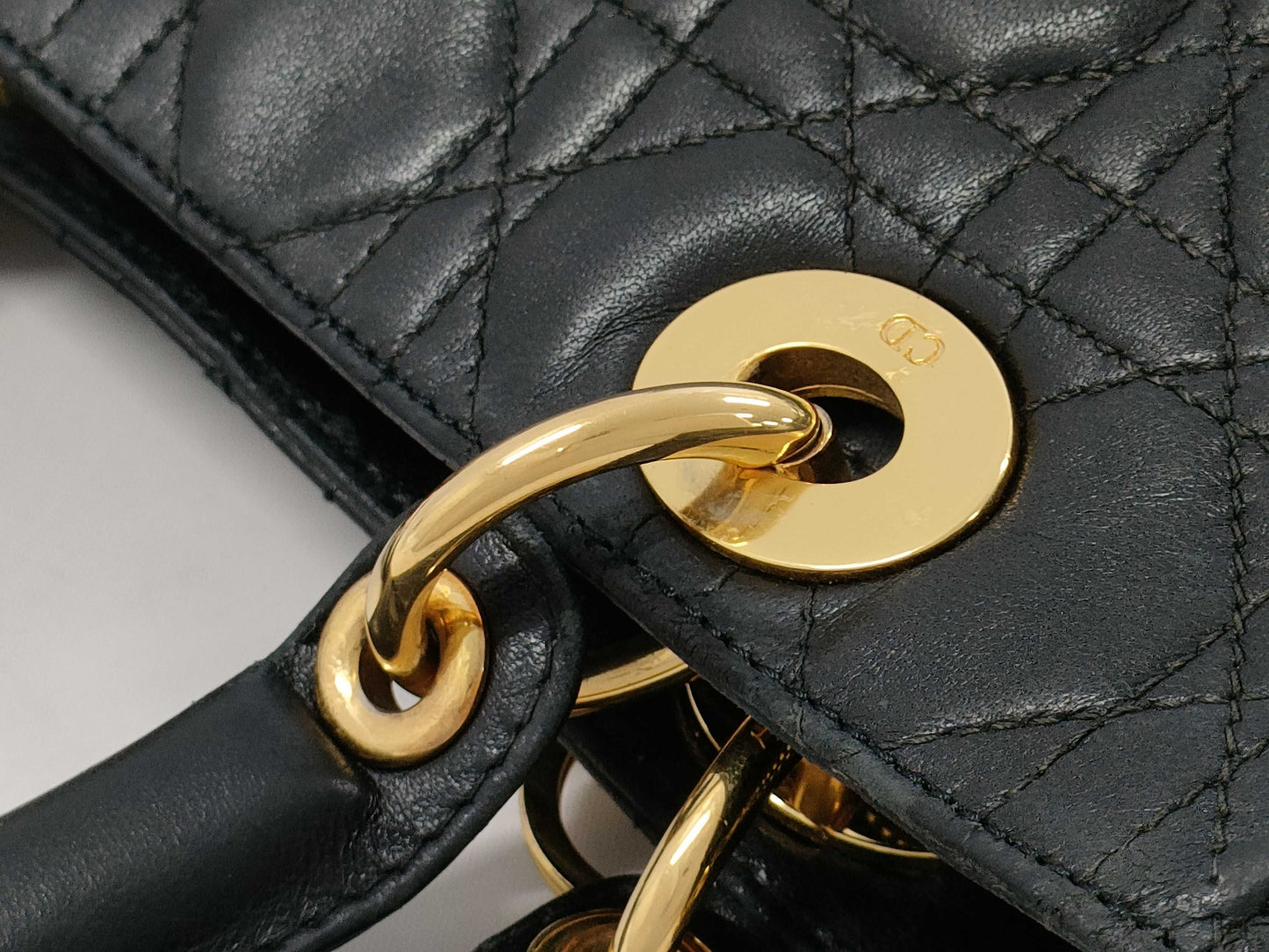 Dior Leather Cannage Black Handbag