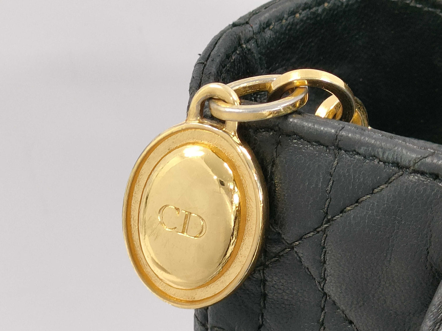 Dior Leather Cannage Black Handbag