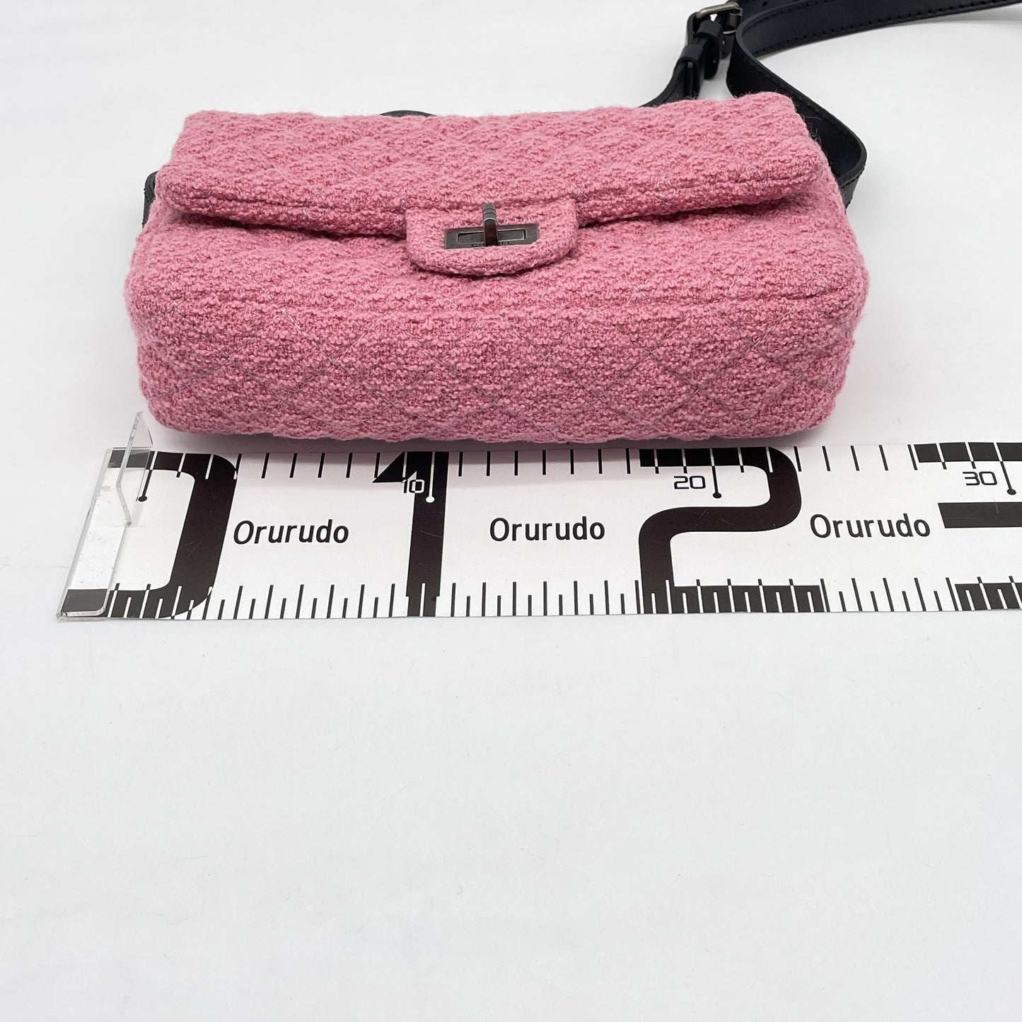 CHANEL 2.55 Tweed Shoulder Bag, No. 13