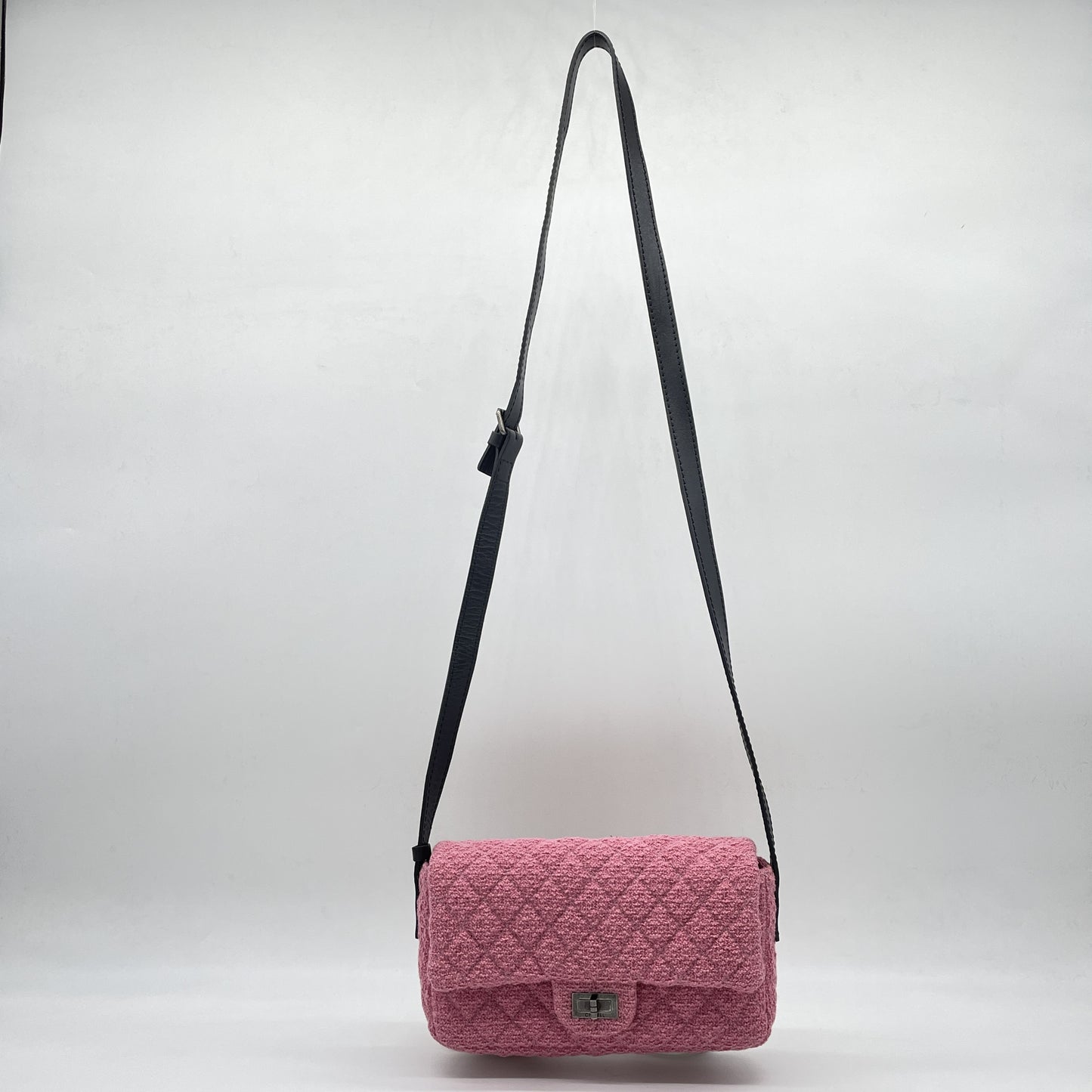 CHANEL 2.55 Tweed Shoulder Bag, No. 13