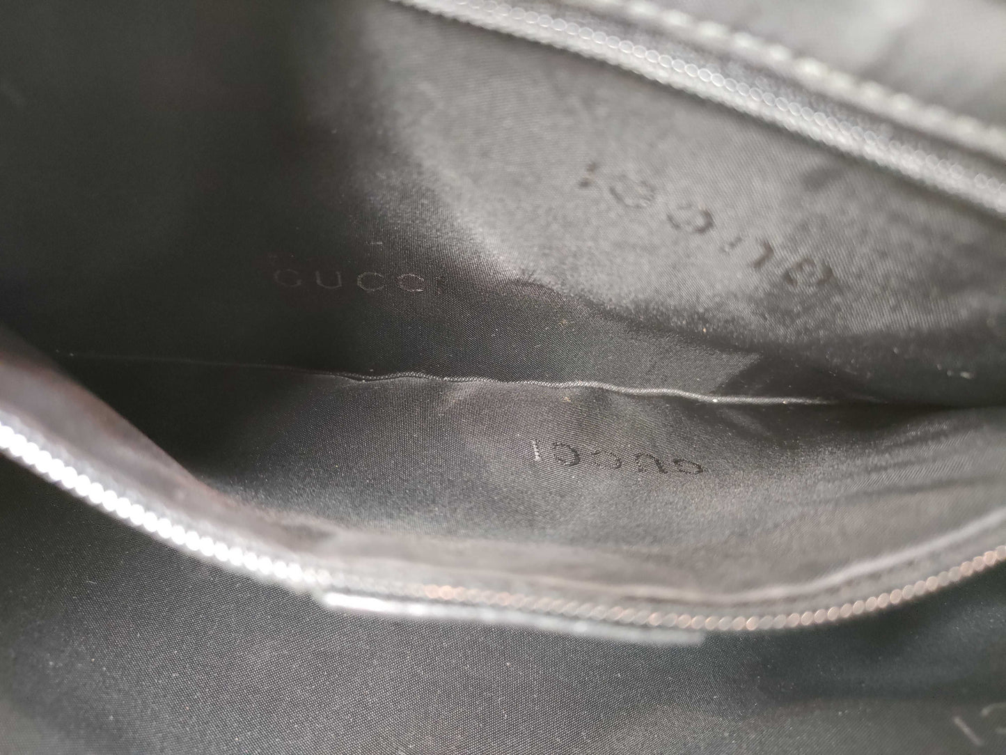 GUCCI GG Canvas Black Shoulder Bag
