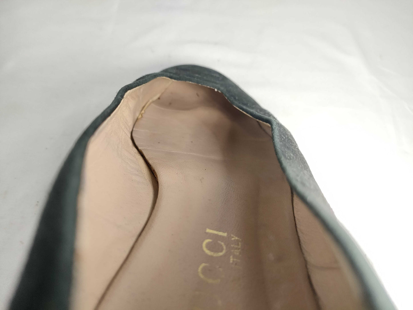 GUCCI GUCCI Gucci Soho GG logo flat pumps