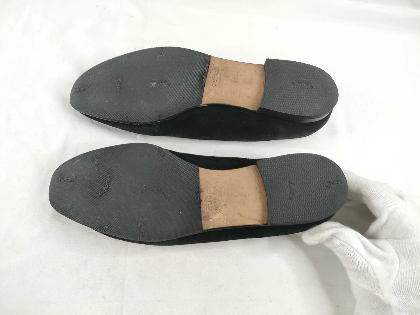 GUCCI GUCCI Gucci Soho GG logo flat pumps