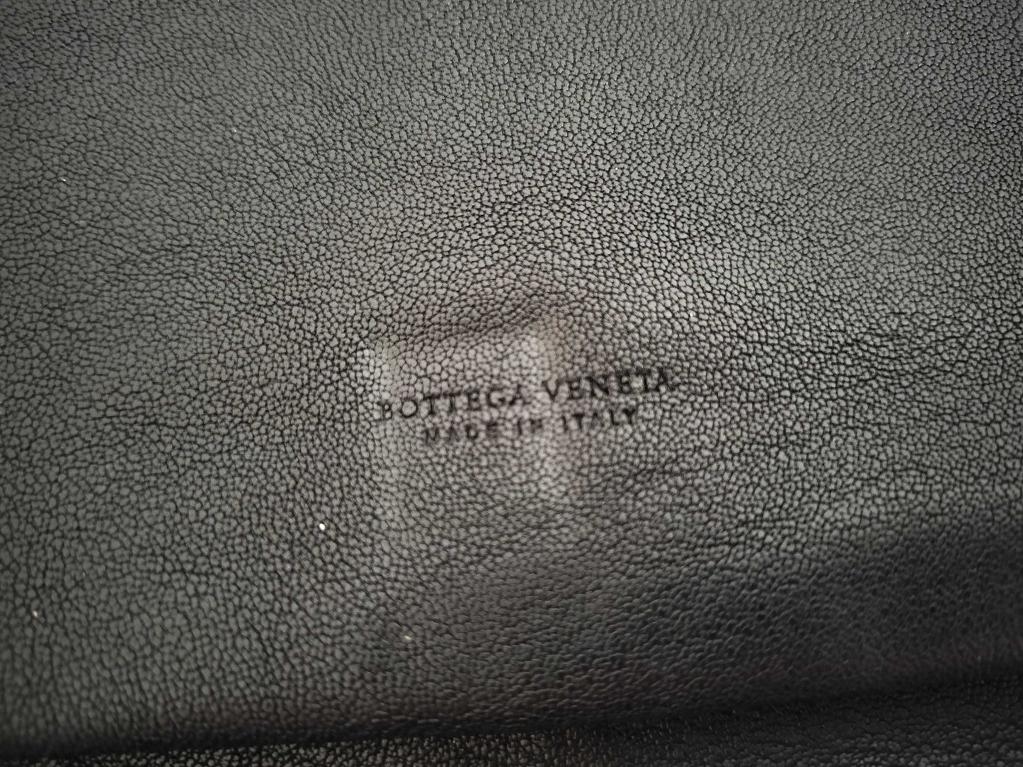 BOTTEGA VENETA Intrecciato Clutch Bag Long Wallet Leather Navy Khaki Wallet