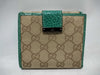 GUCCI GG Canvas 115090 GG Canvas Bifold Wallet Blue Unused Wallet
