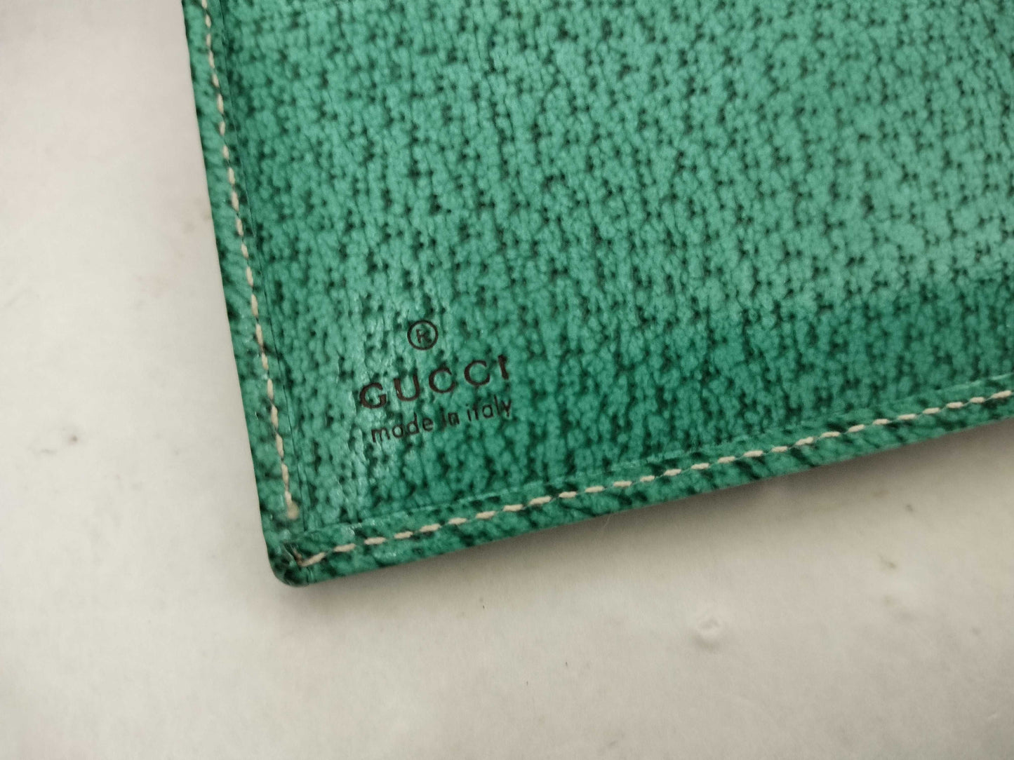 GUCCI GG Canvas 115090 GG Canvas Bifold Wallet Blue Unused Wallet