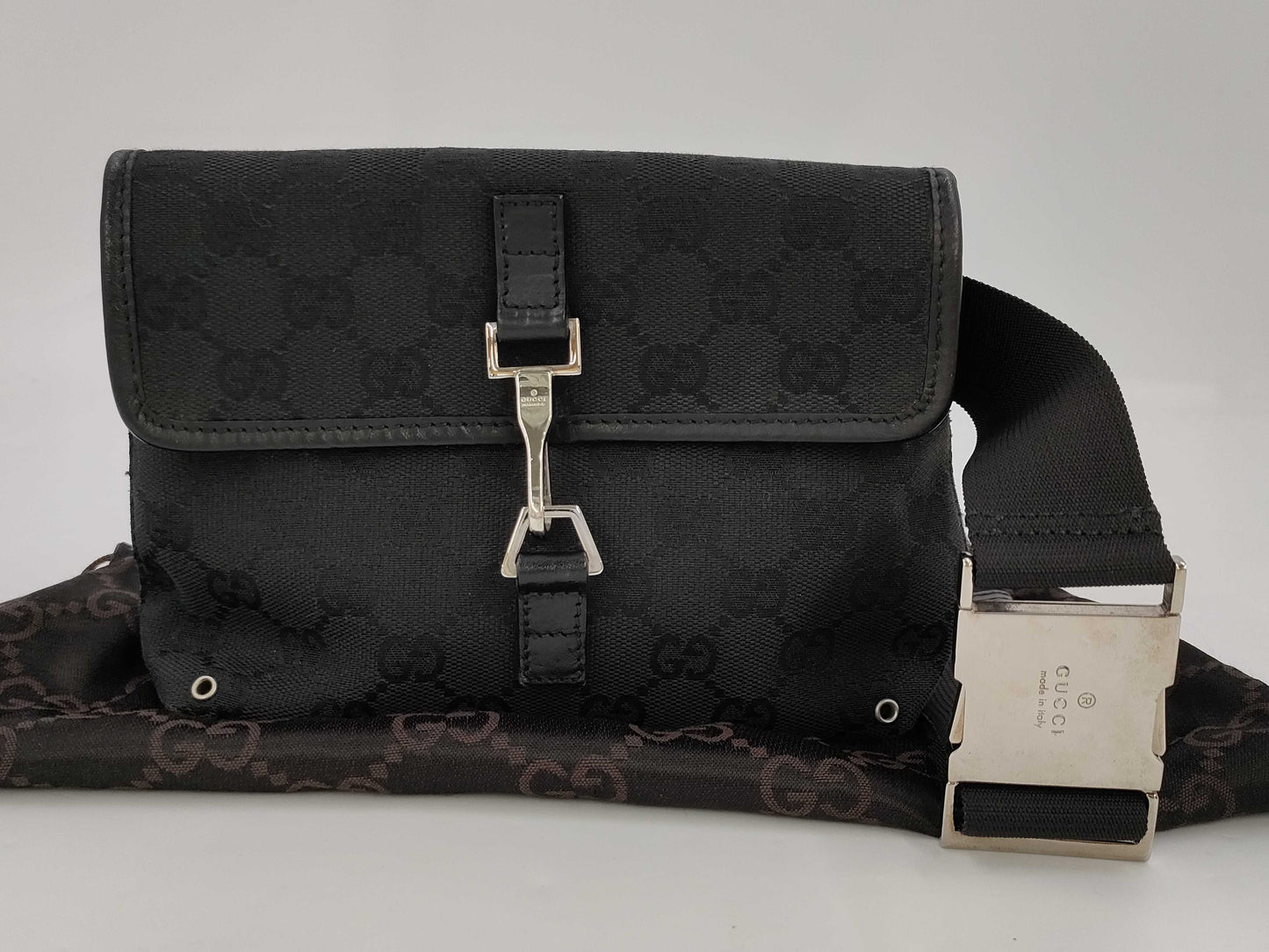 GUCCI GG Canvas 212792 Waist Pouch, Waist Bag, Shoulder Bag