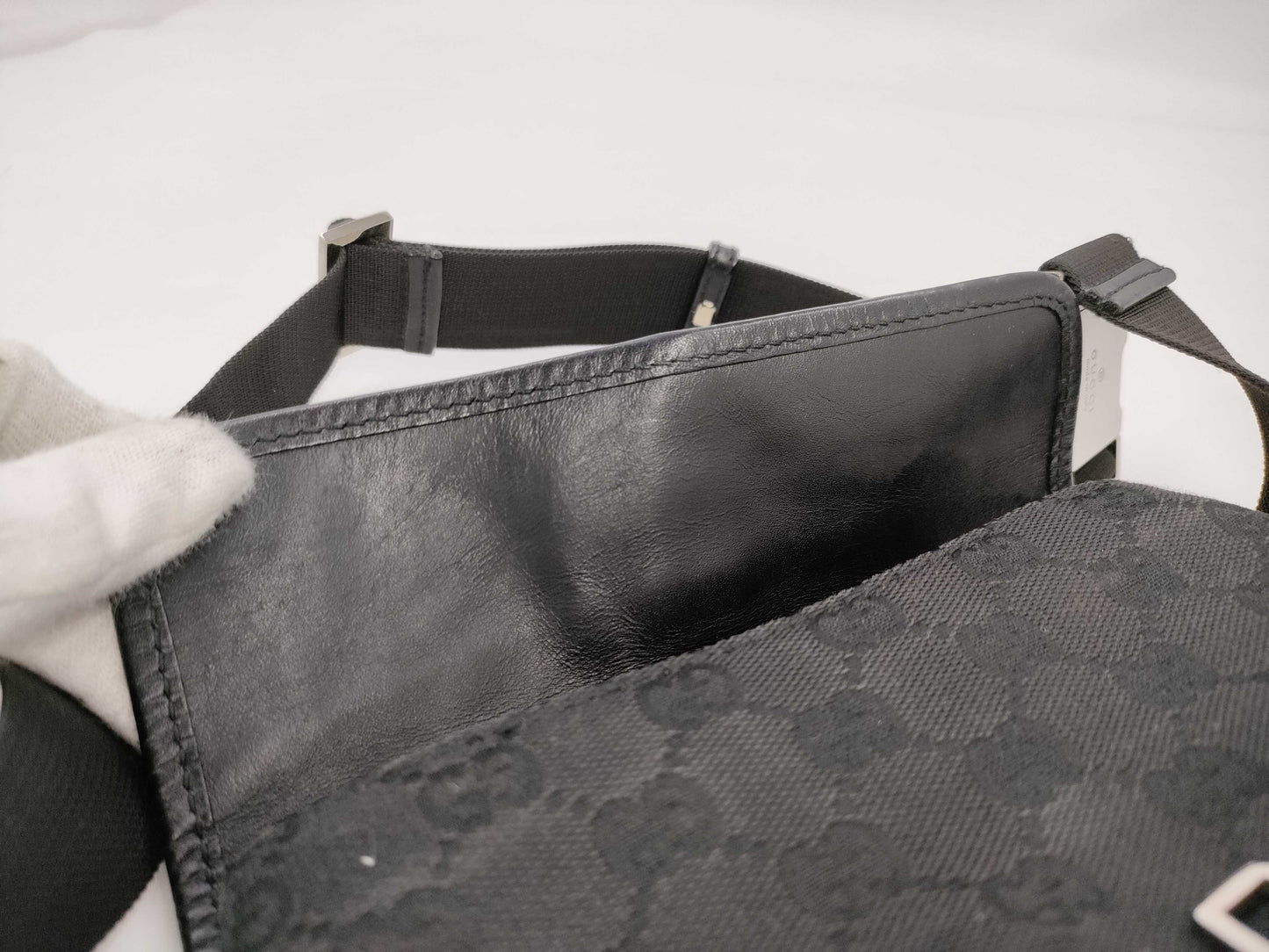 GUCCI GG Canvas 212792 Waist Pouch, Waist Bag, Shoulder Bag