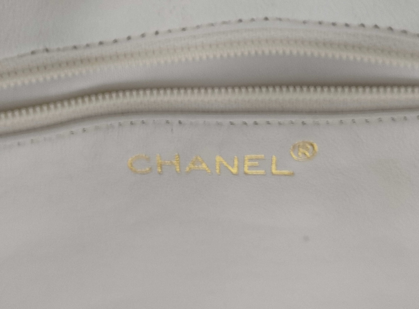 CHANEL Matelasse Caviar Leather Chain Shoulder Bag with Bag, Card, and Sticker