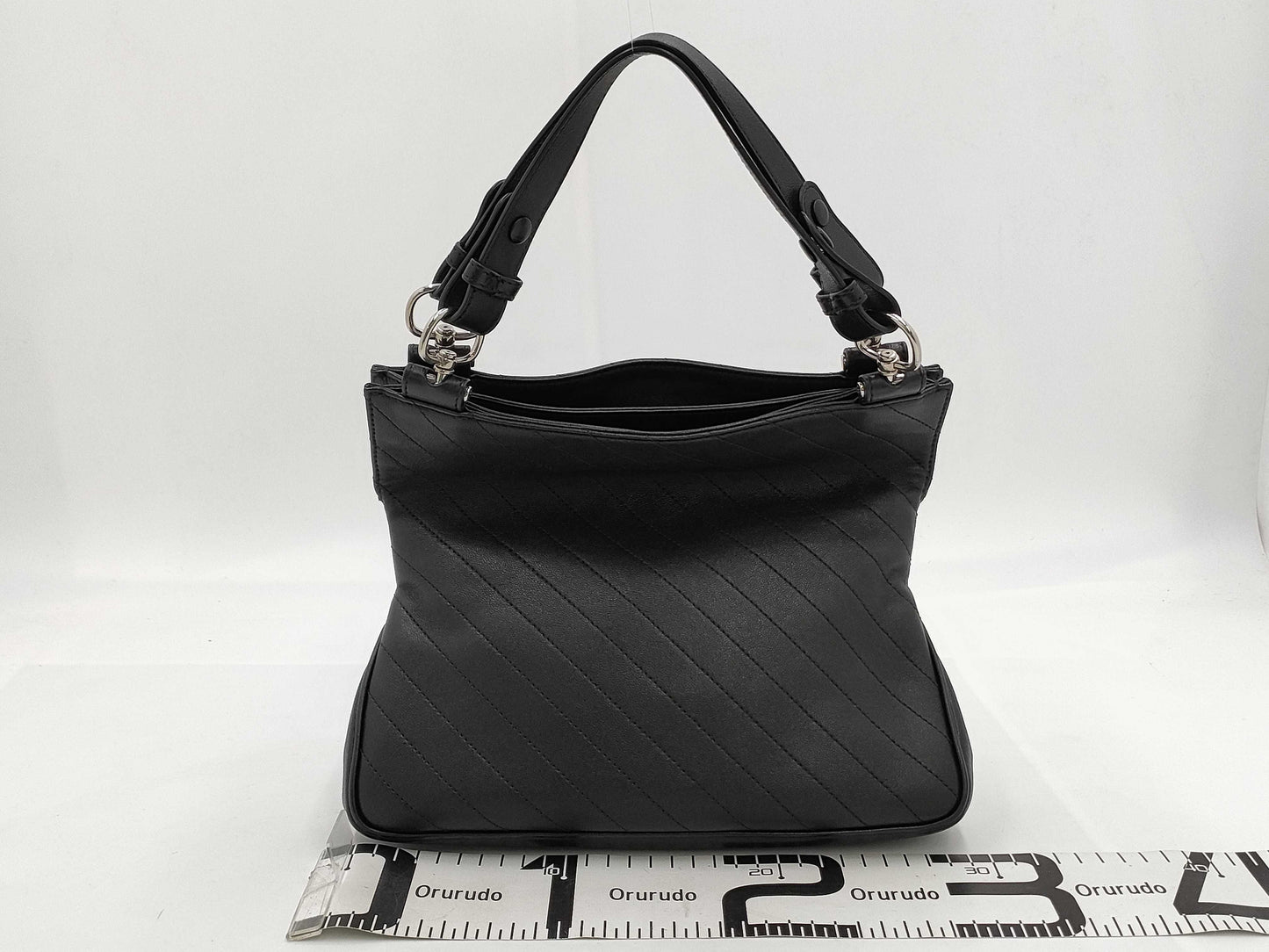 GUCCI Blondie Leather 2-Way Shoulder Bag, Black, 520981/751518, Handbag