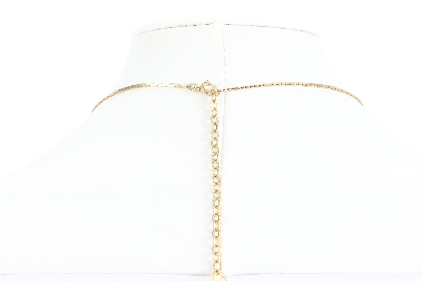 Dior Heart Motif Necklace Pendant Gold Necklace