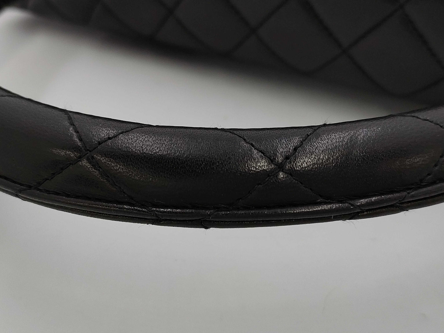 CHANEL Matelasse Hand Black No. 3 Handbag