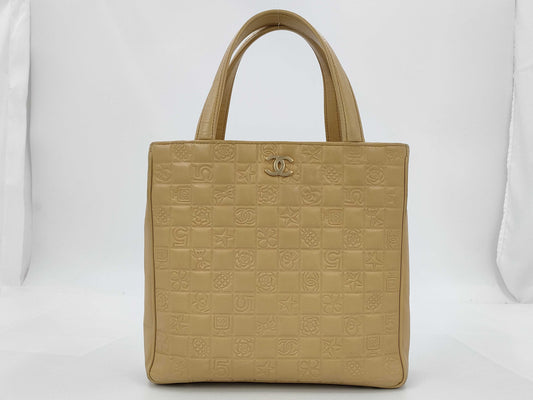 CHANEL Icon Yellow Handbag