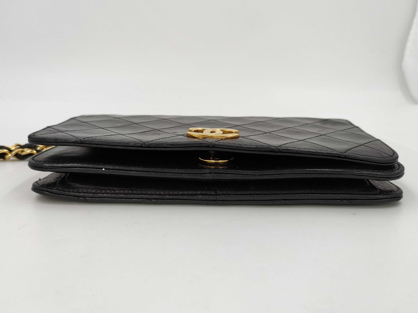 CHANEL Matelasse Black Shoulder Bag