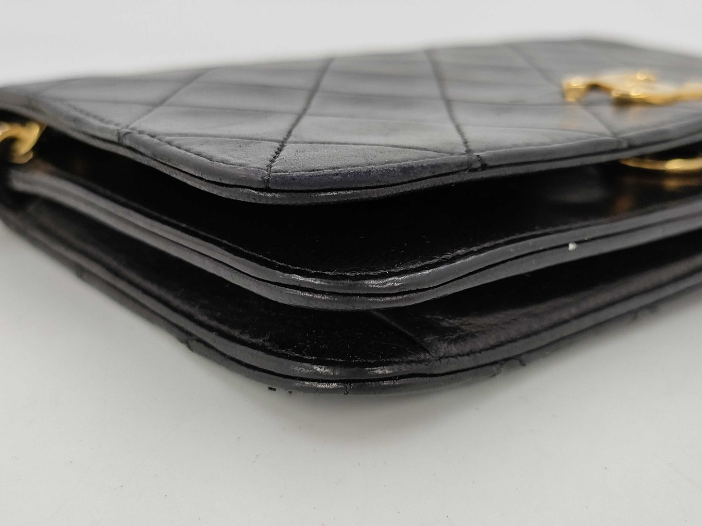 CHANEL Matelasse Black Shoulder Bag