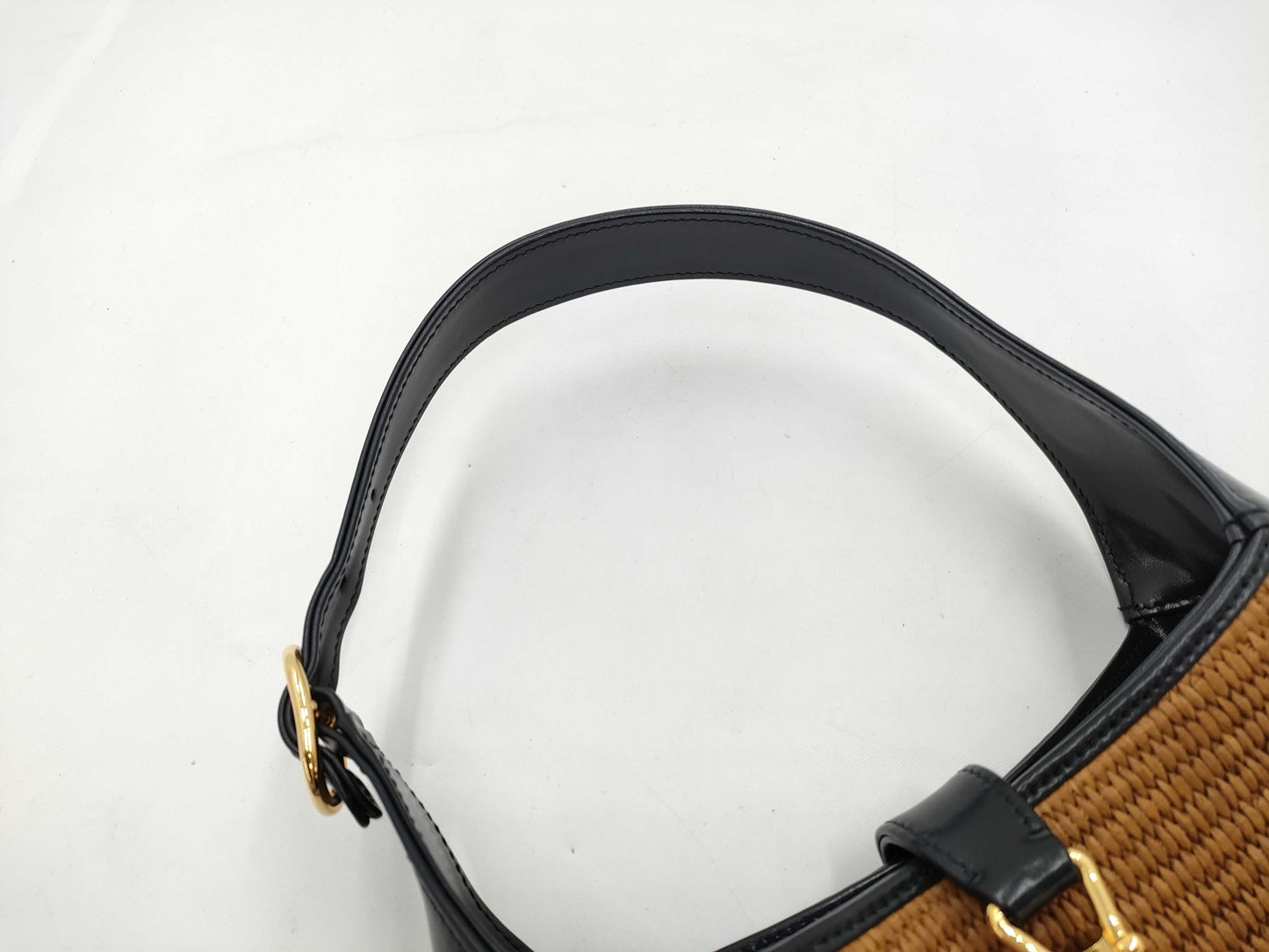 GUCCI Straw New Jackie Handbag