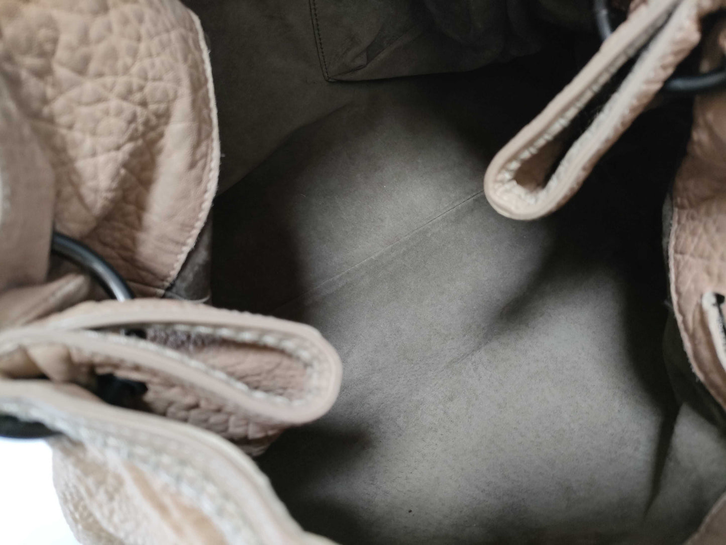 BOTTEGA VENETA Intrecciato Leather Tote Bag, Beige
