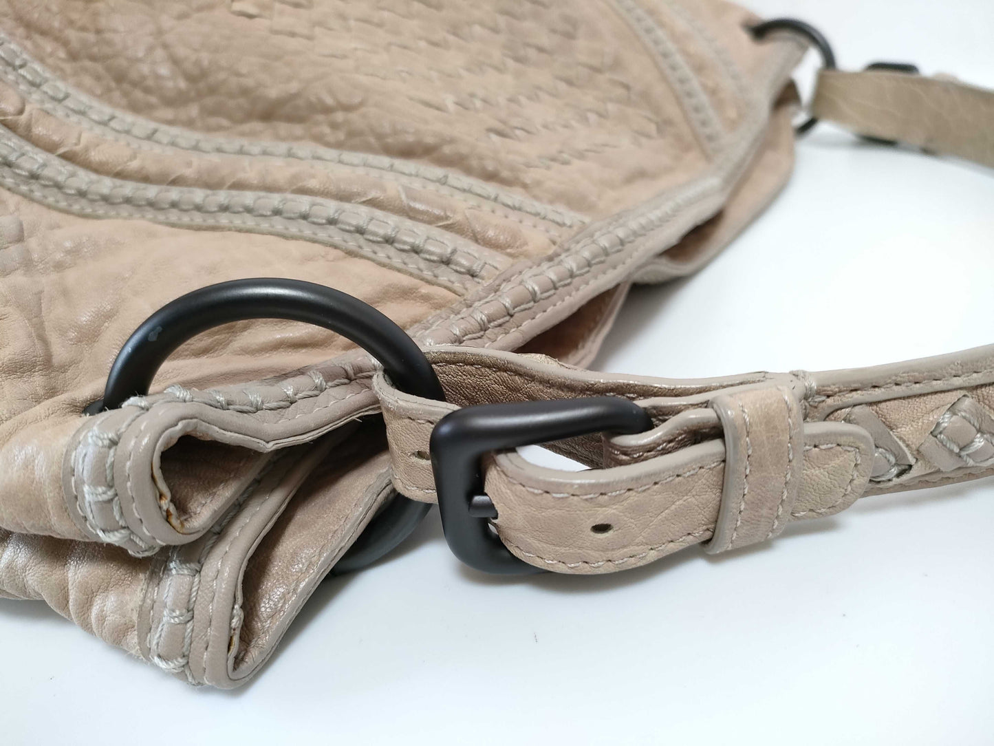 BOTTEGA VENETA Intrecciato Leather Tote Bag, Beige