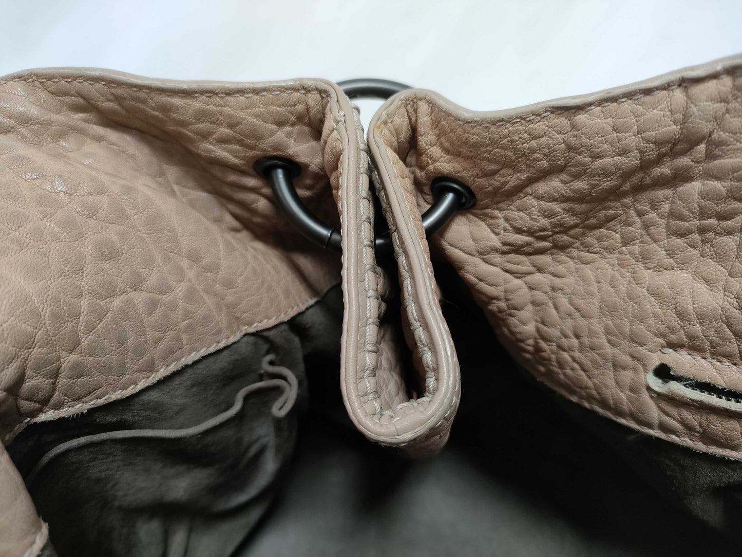 BOTTEGA VENETA Intrecciato Leather Tote Bag, Beige