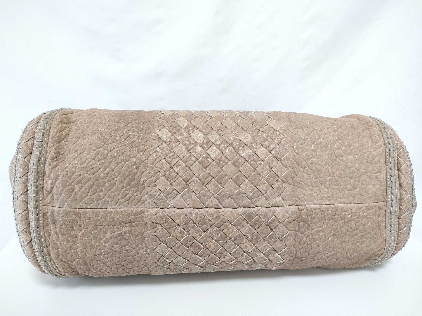 BOTTEGA VENETA Intrecciato Leather Tote Bag, Beige
