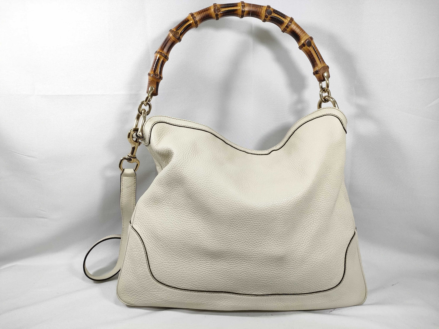 GUCCI Bamboo Gucci GG Canvas x Bamboo 2-Way Handbag 232315 Shoulder Bag