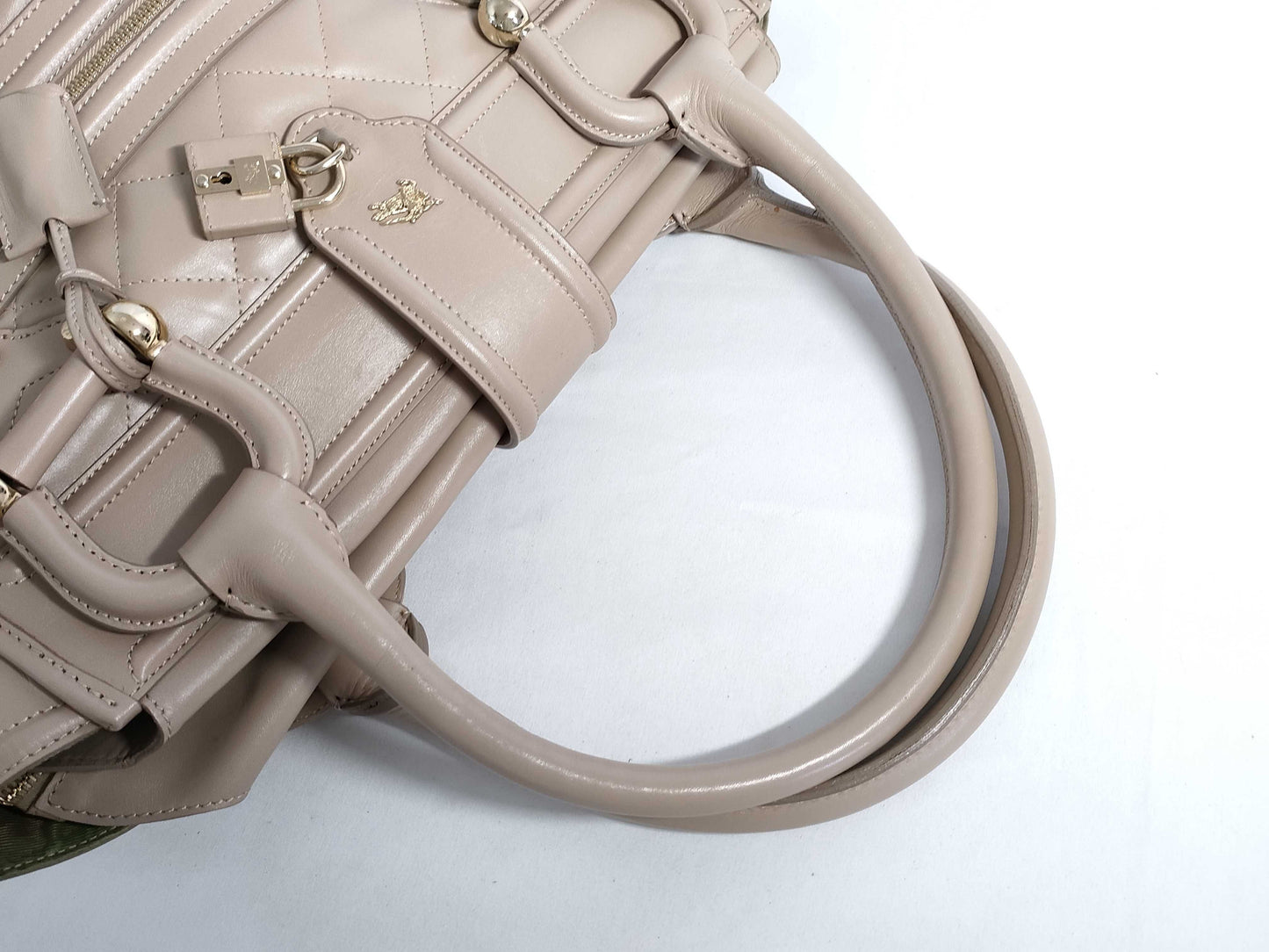 BURBERRY ID-Burberry Quilt Manor Leather Bag Handbag