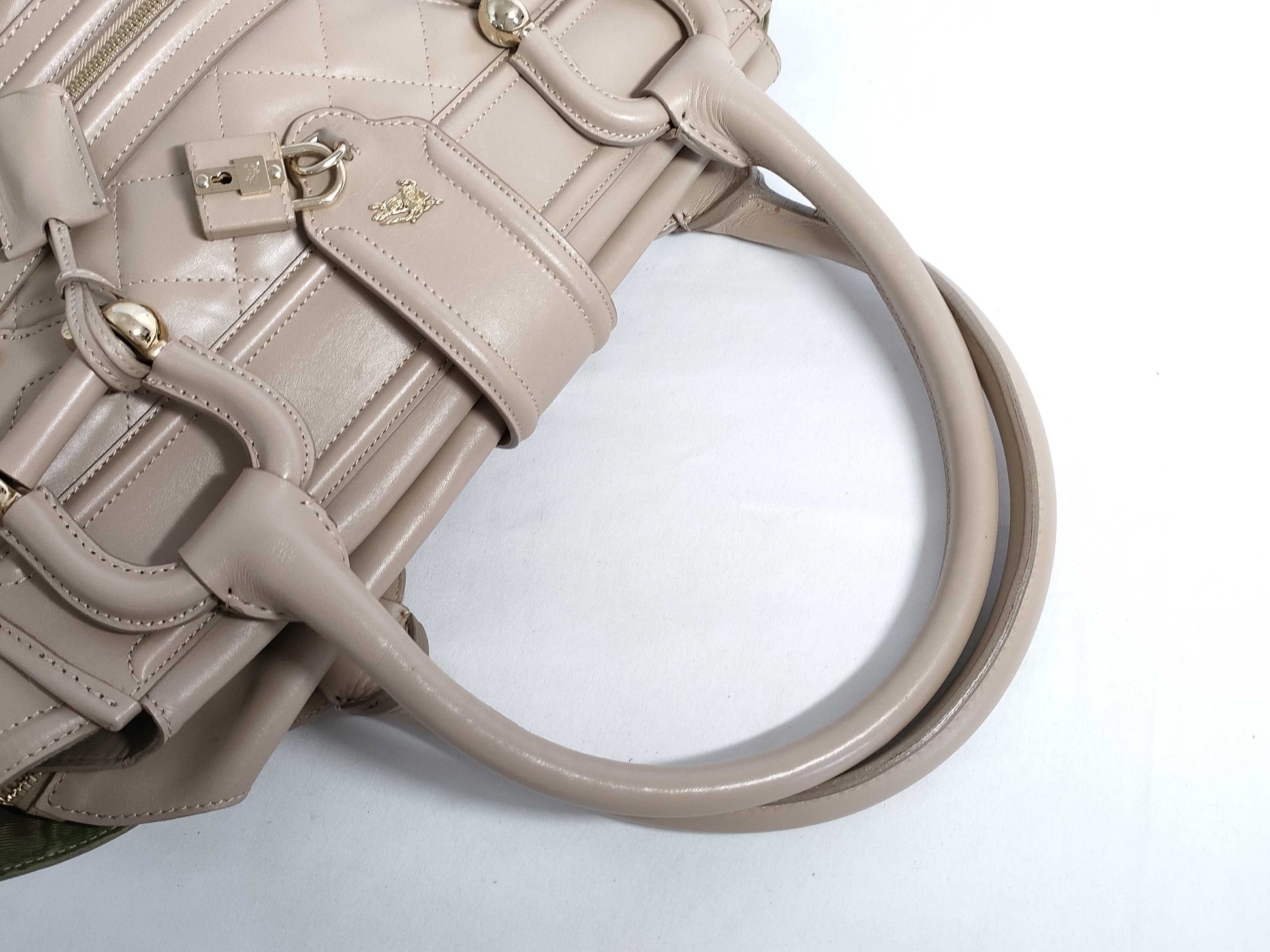 BURBERRY ID-Burberry Quilt Manor Leather Bag Handbag