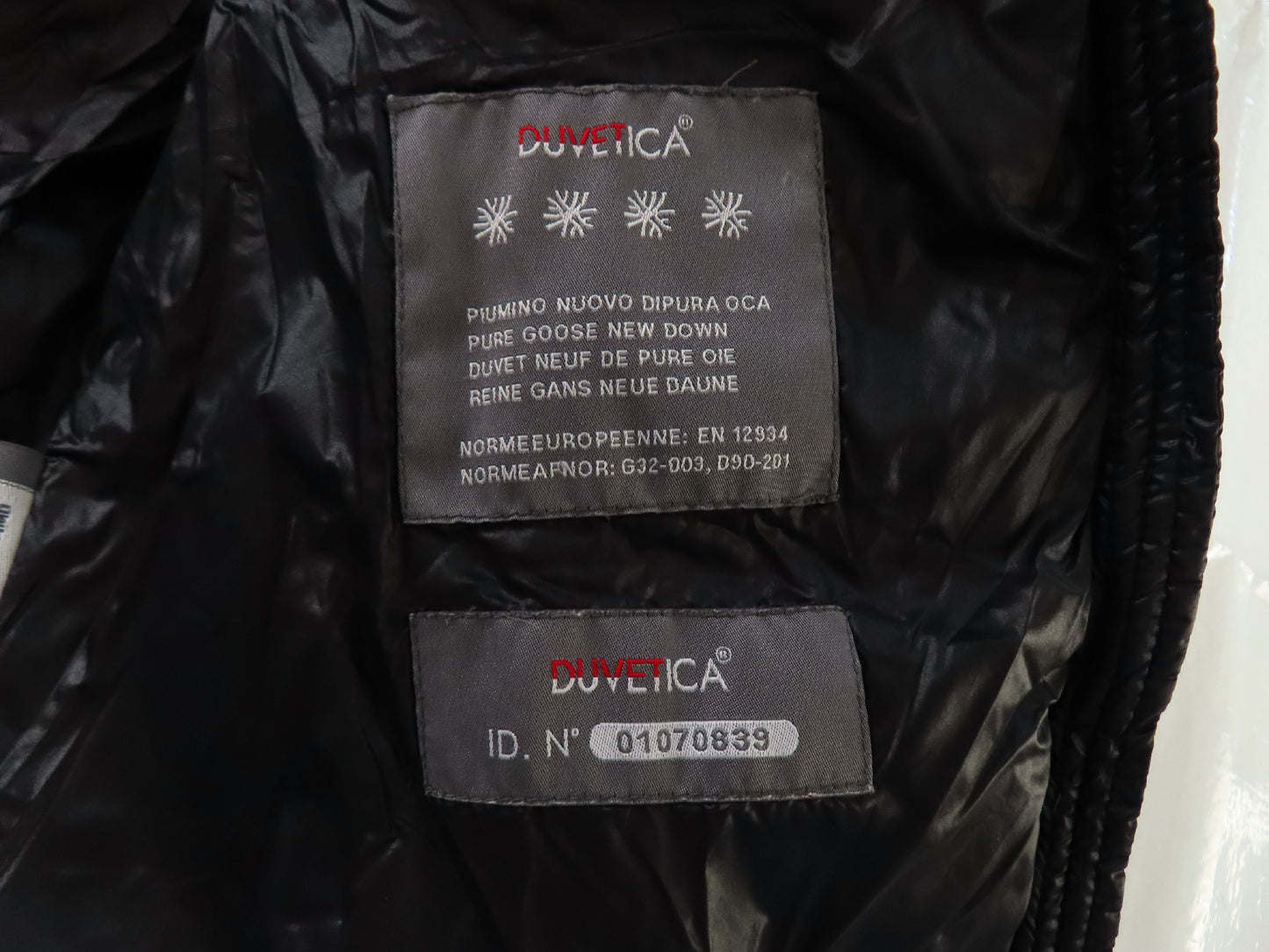 DUVETICA Down Jacket Black Jacket