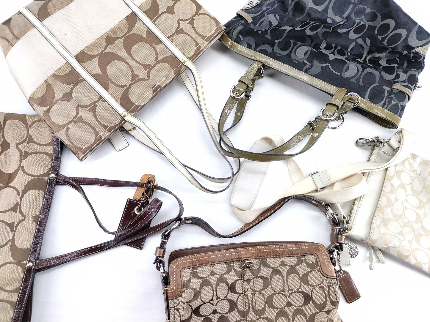 COACH Signature Coach Mountain 5-Piece Tote Bag Set