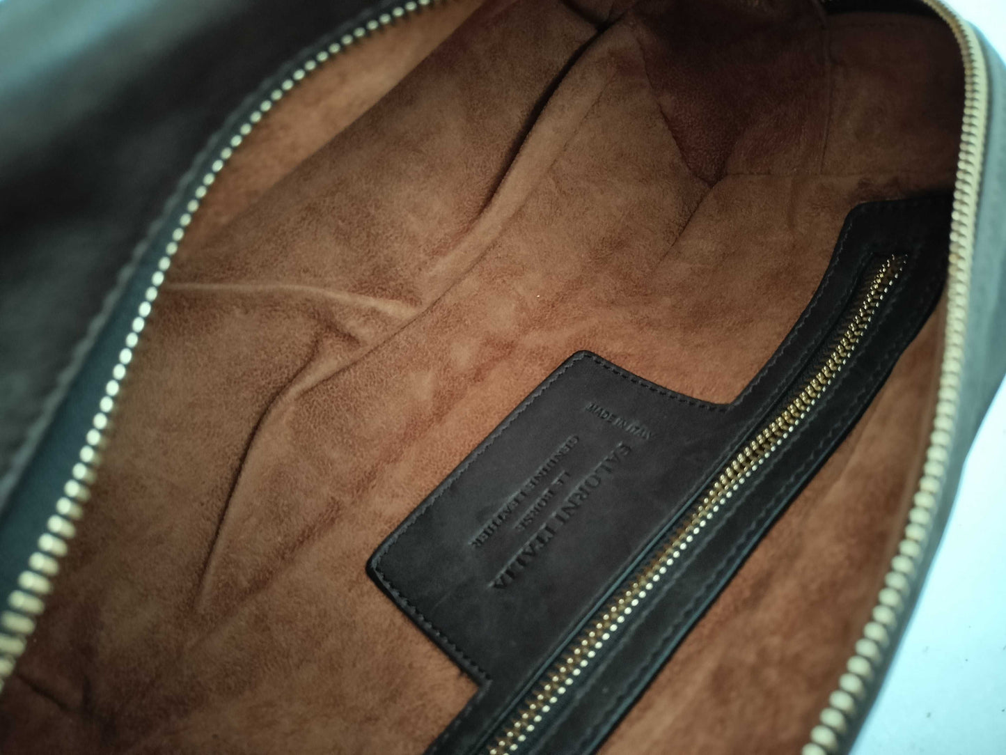 BOTTEGA VENETA Intrecciato Falorni Leather Second Bag, Brown