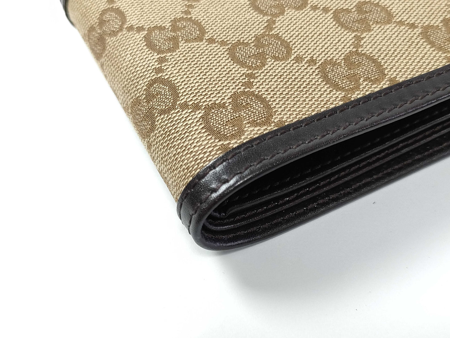 GUCCI GG Canvas Bifold Wallet 237359・0959 Brown Wallet