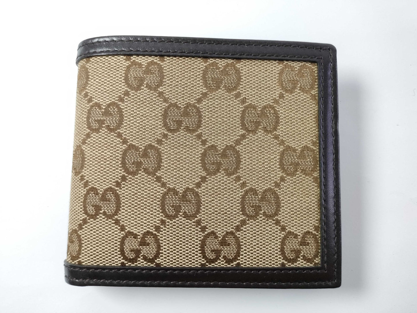 GUCCI GG Canvas Bifold Wallet 237359・0959 Brown Wallet