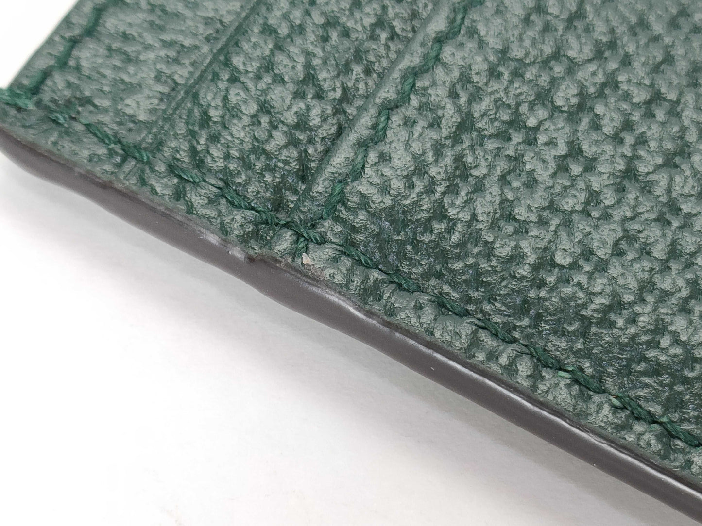 GUCCI Horsebit Leather Card Case 700469/0416 Green Card Case/Pass Case/Business Card Holder
