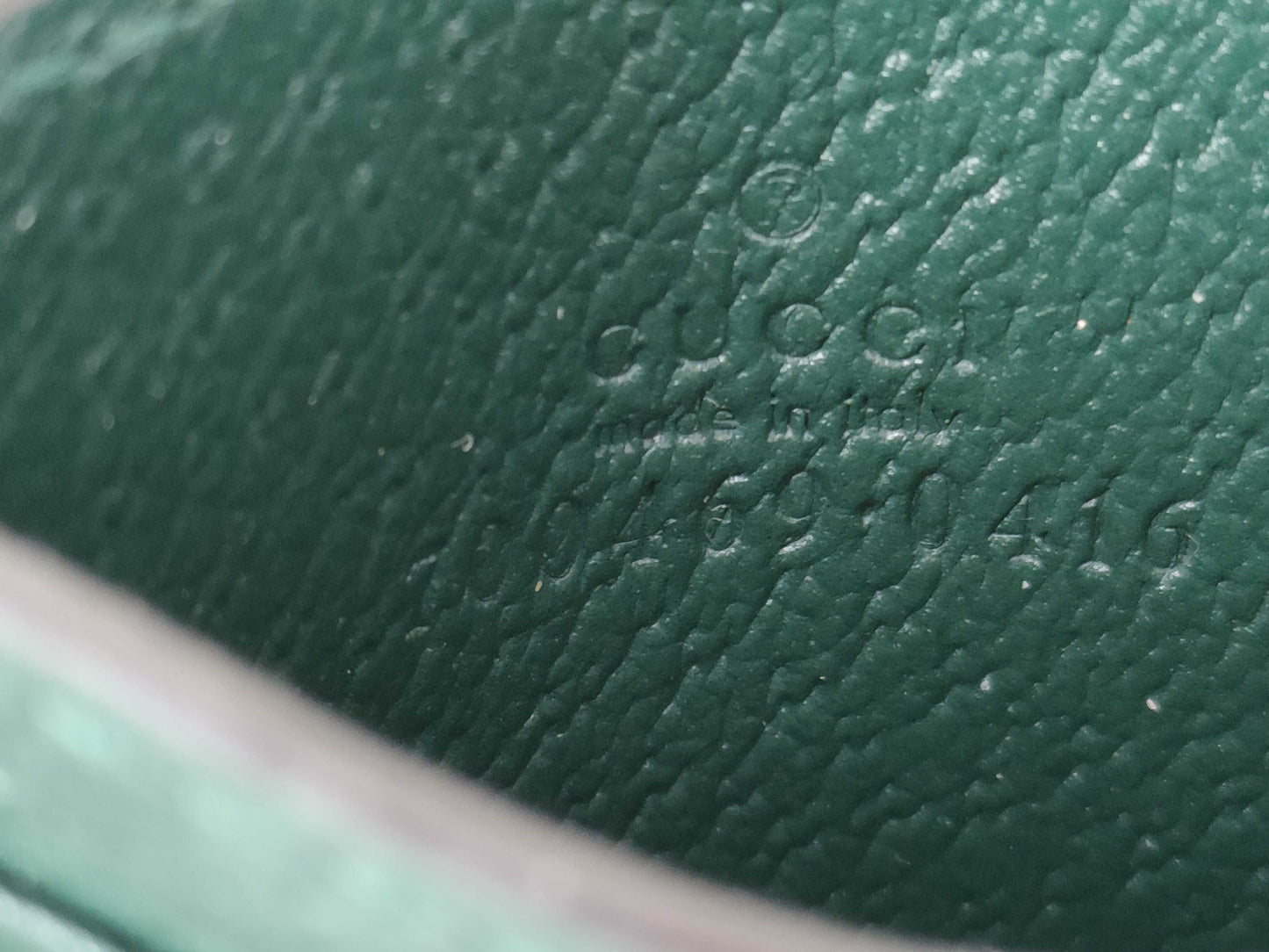 GUCCI Horsebit Leather Card Case 700469/0416 Green Card Case/Pass Case/Business Card Holder