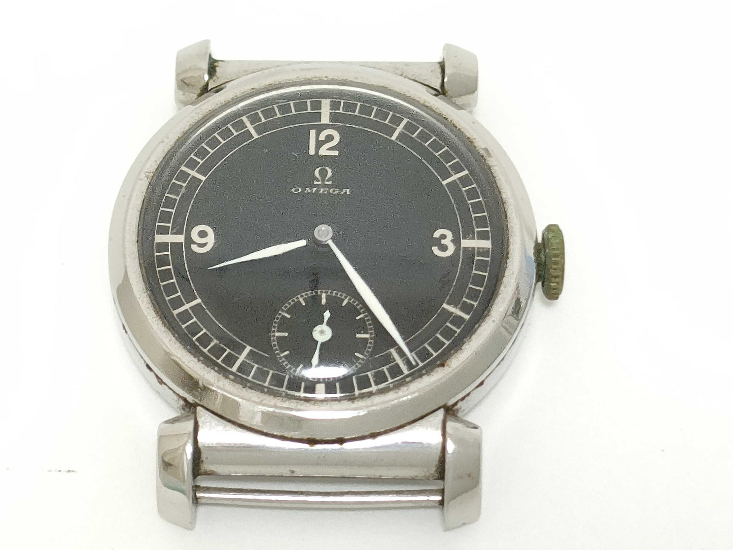 OMEGA Stainless Steel/Hand-Wound Black Dial Case Only Women's Watch