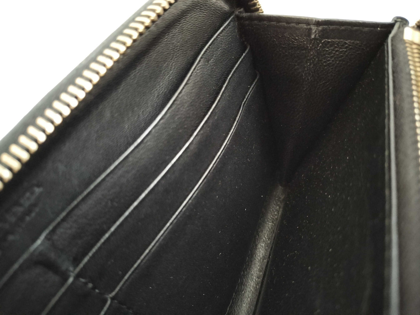 BOTTEGA VENETA Intrecciato Leather Long Wallet with Zip-Around Design, Black, 114076 V0013 1000