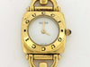 GUCCI 6400L 0008224 GP/QZ White Dial Women's Watch, Not Working/No Operational Guarantee