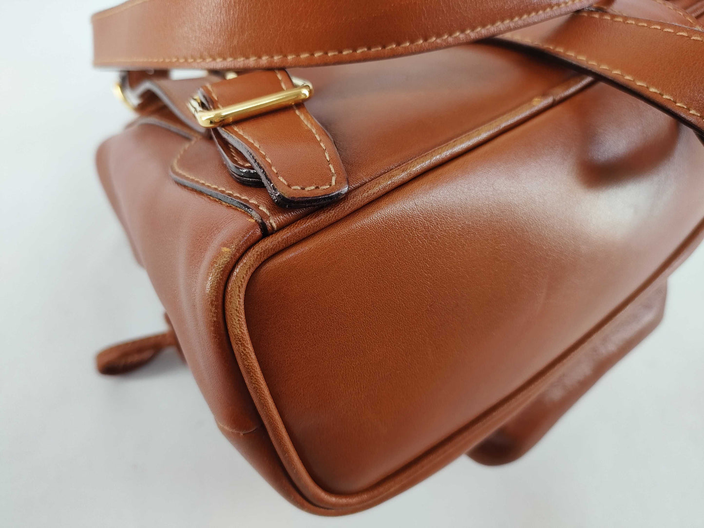 GUCCI Bamboo Leather Backpack 003・2058・0030 Brown Backpack